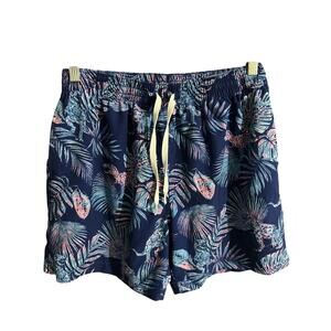 Chubbies Men's XL The Prehistoric Blues Classic Swim Trunk Mesh Lined 5.5”